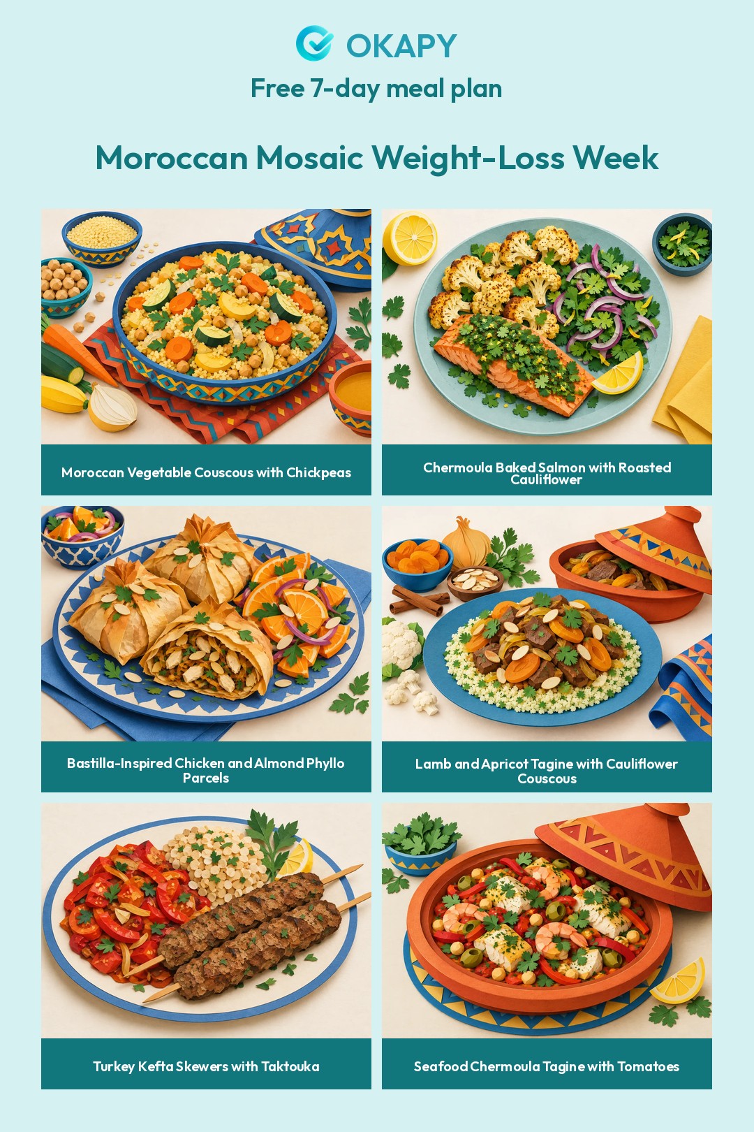 Moroccan Mosaic Weight-Loss Week