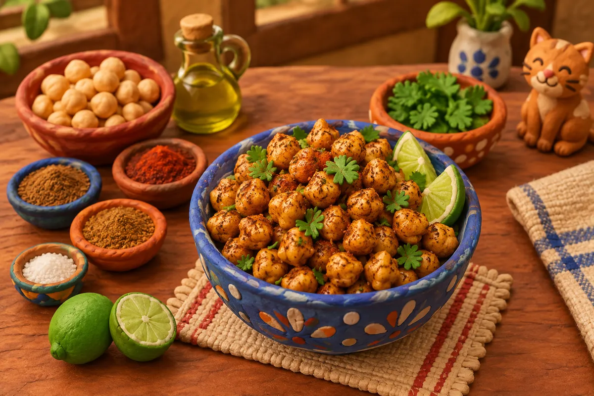 Roasted Masala Chickpeas