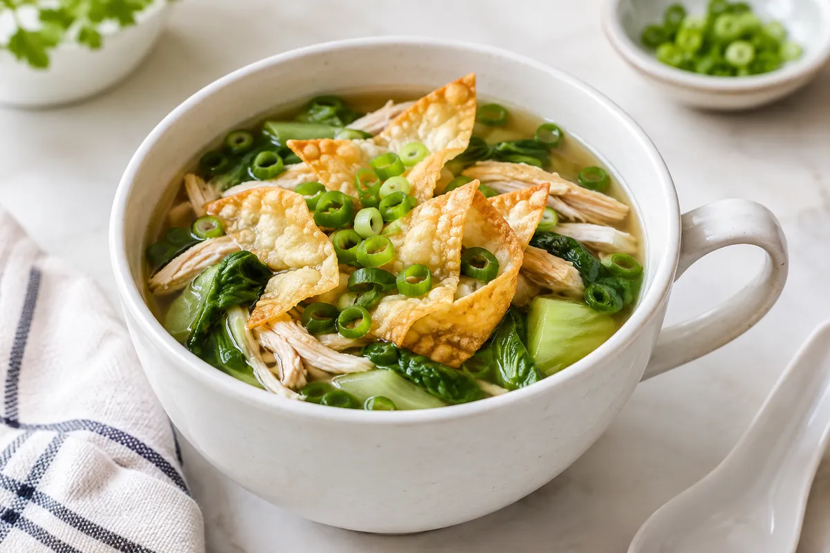 Crispy Wonton Soup Cup