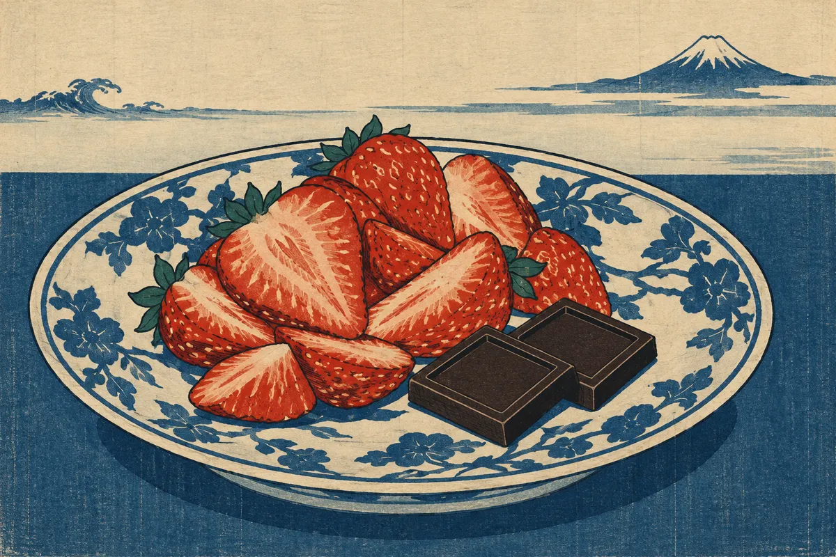 Strawberries with Dark Chocolate