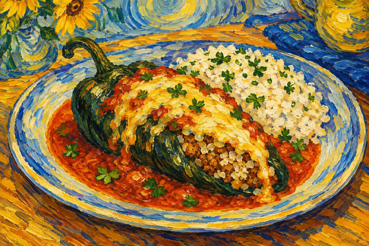 Chiles Rellenos de Pavo