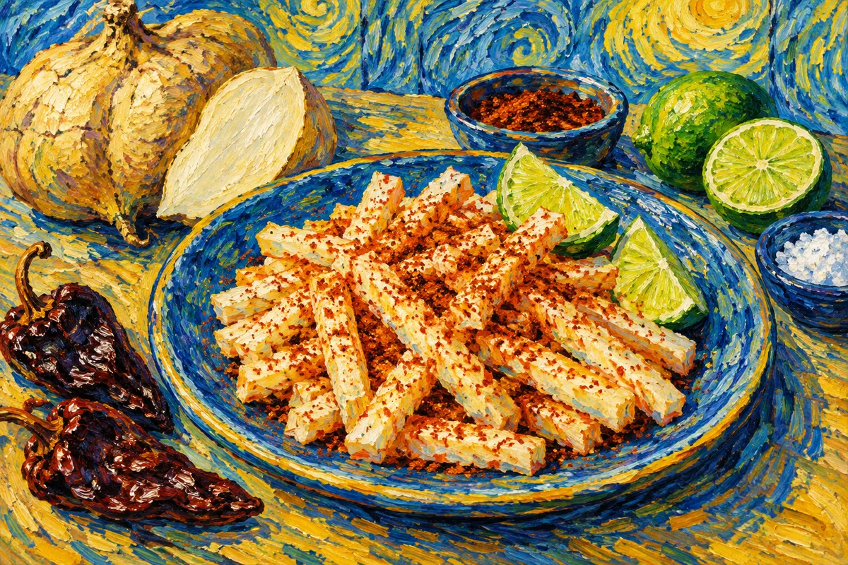 Jicama with Chile and Lime
