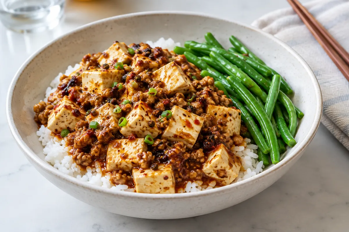 Mapo Tofu with Ground Turkey