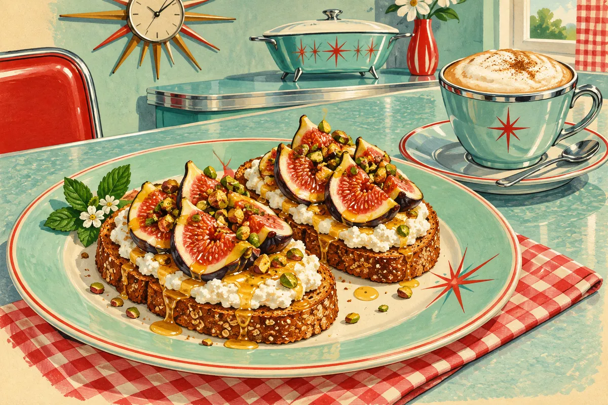 Ricotta and Fig Breakfast Bruschetta