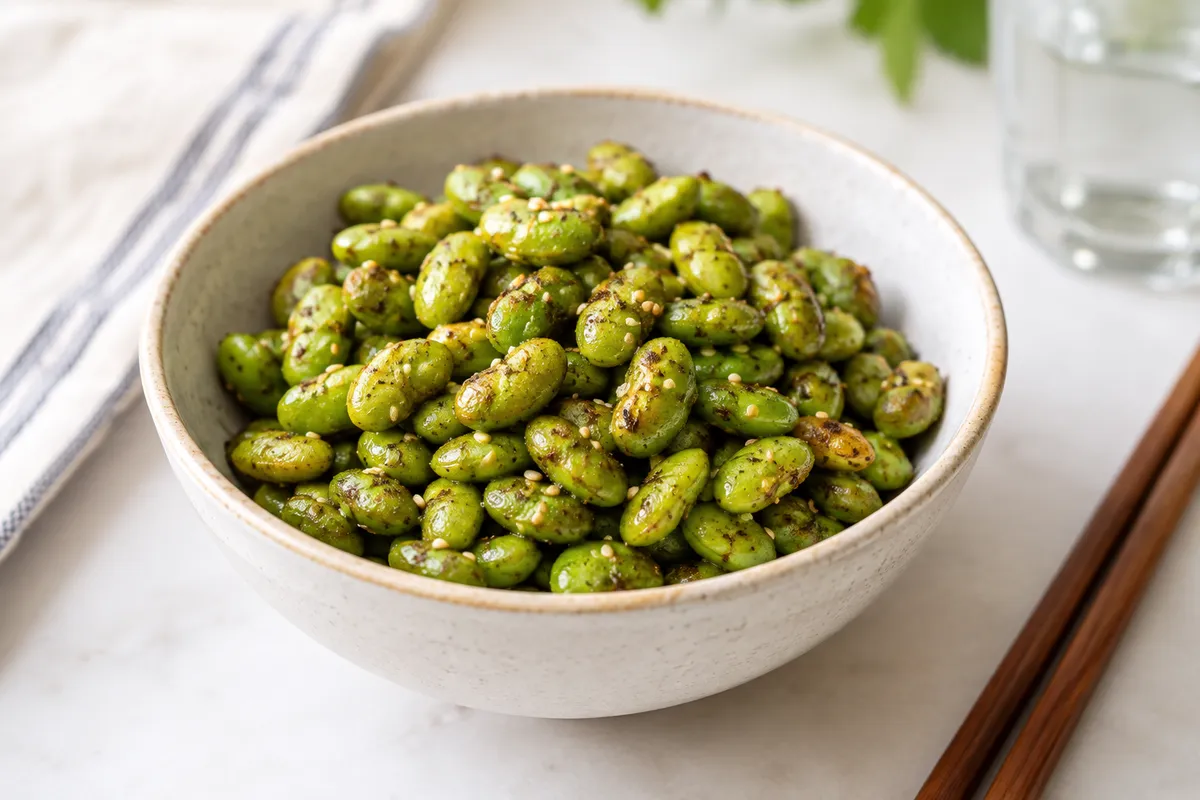 Five-Spice Roasted Edamame