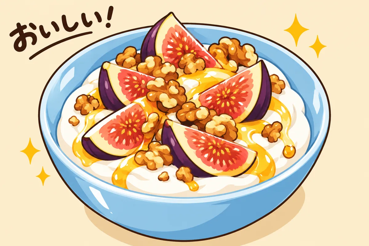 Fig Yogurt with Honey