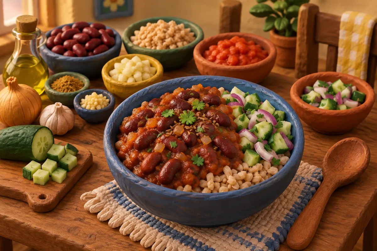 Rajma Brown Rice Bowl