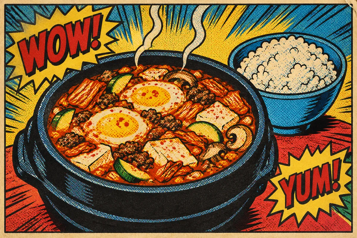 Sundubu Jjigae with Rice