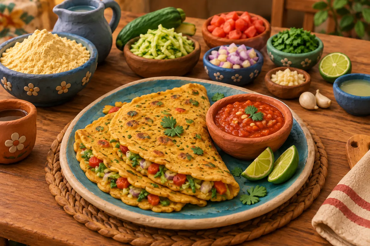 Besan Vegetable Cheela