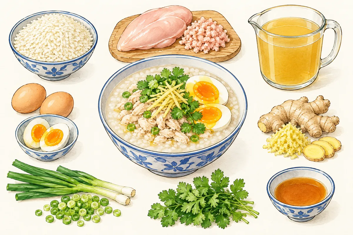 Jok Gai Thai Rice Porridge