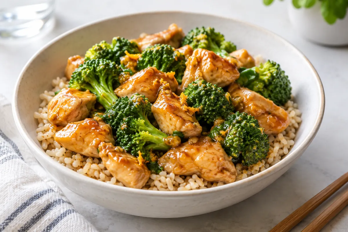 Orange Ginger Chicken Stir-Fry