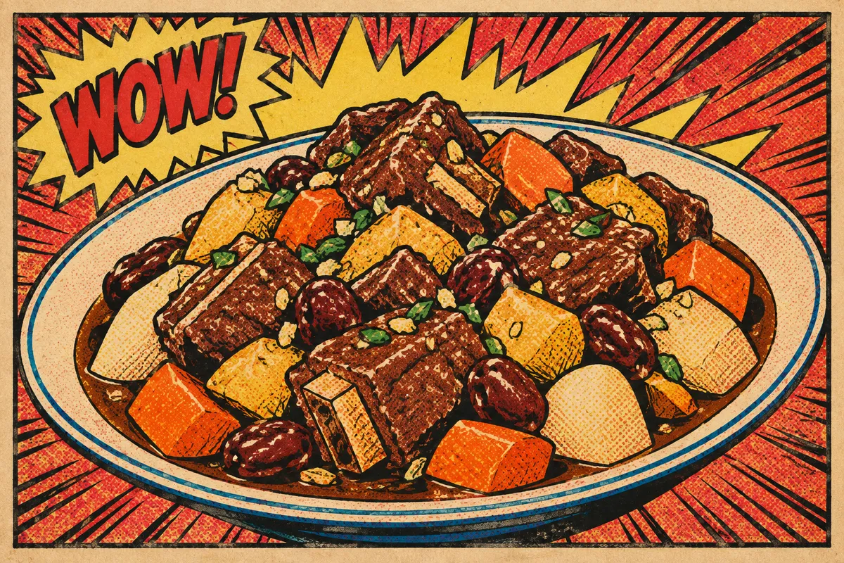 Galbi Jjim with Root Vegetables