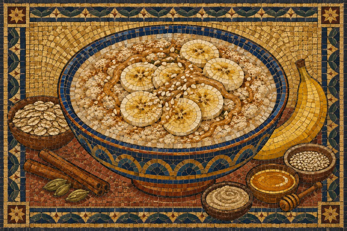 Ethiopian Spiced Oat Porridge with Banana