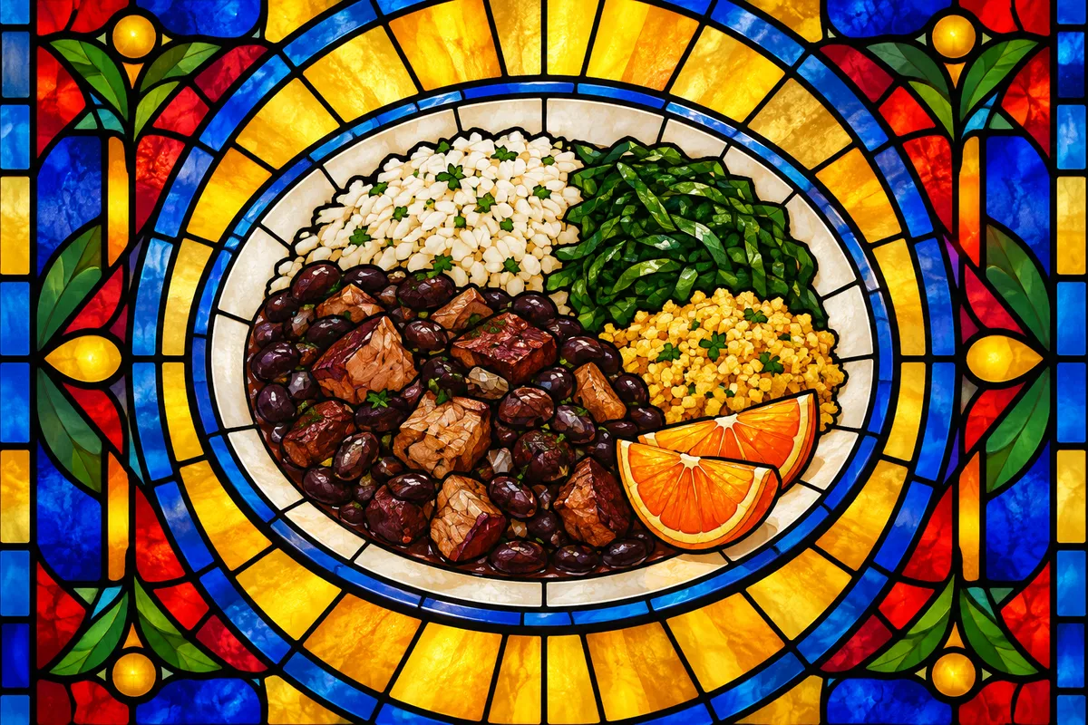 Feijoada Light with Rice and Greens