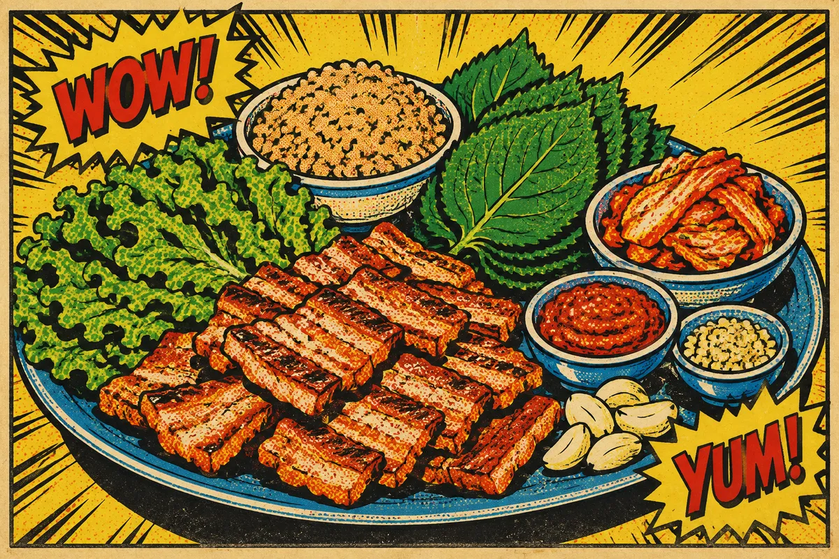 Samgyeopsal-Style Pork Lettuce Wraps