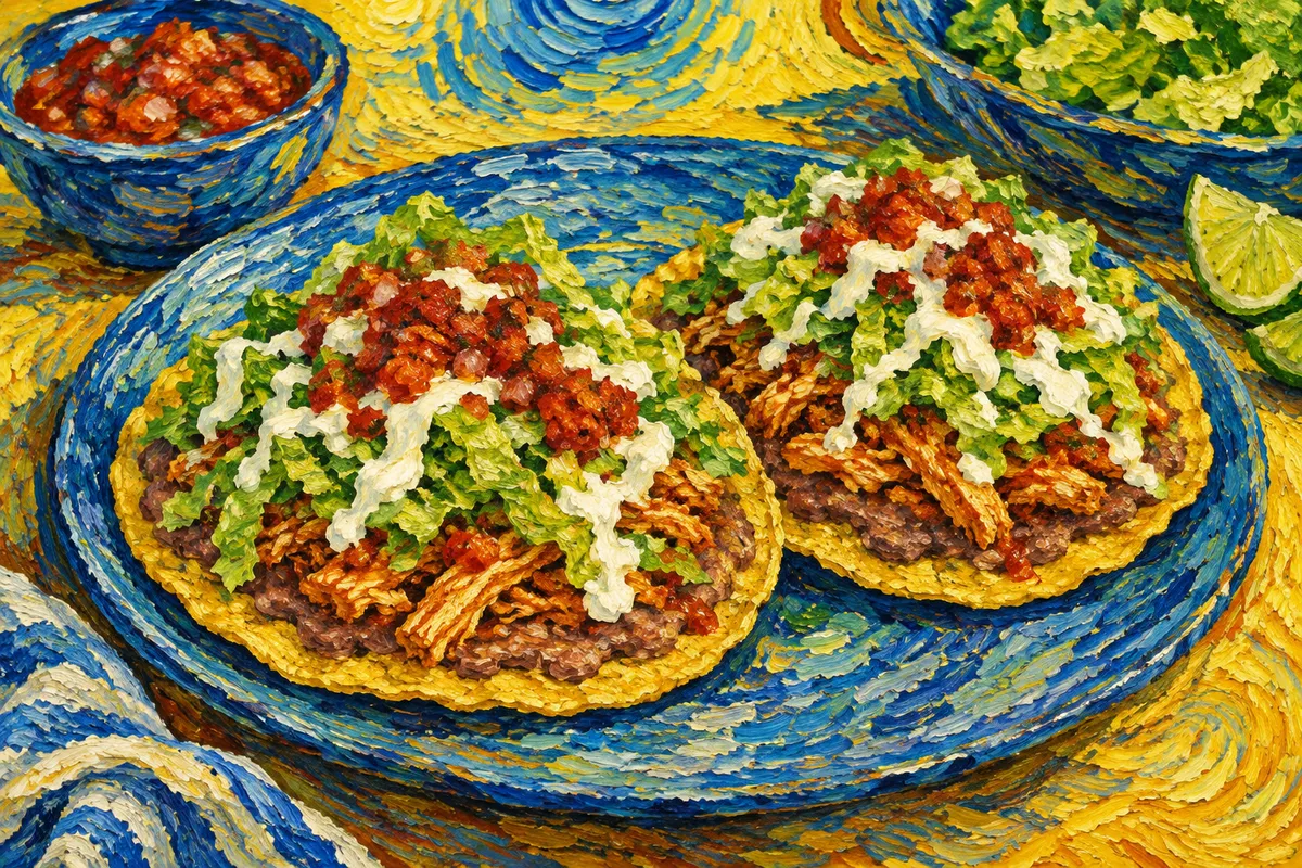 Chicken Tinga Tostadas