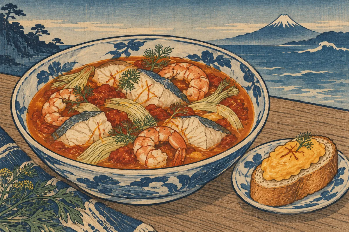 Bouillabaisse with Rouille Toast