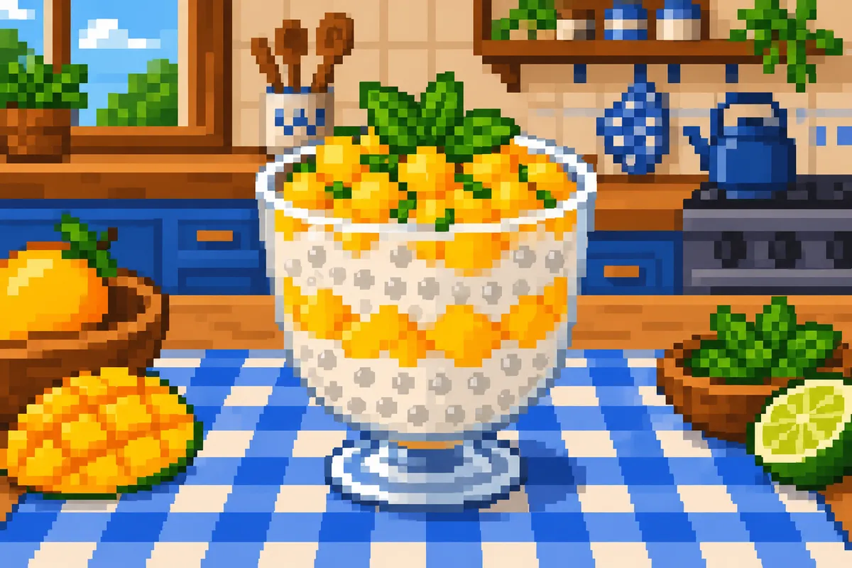 Coconut Tapioca Fruit Cup