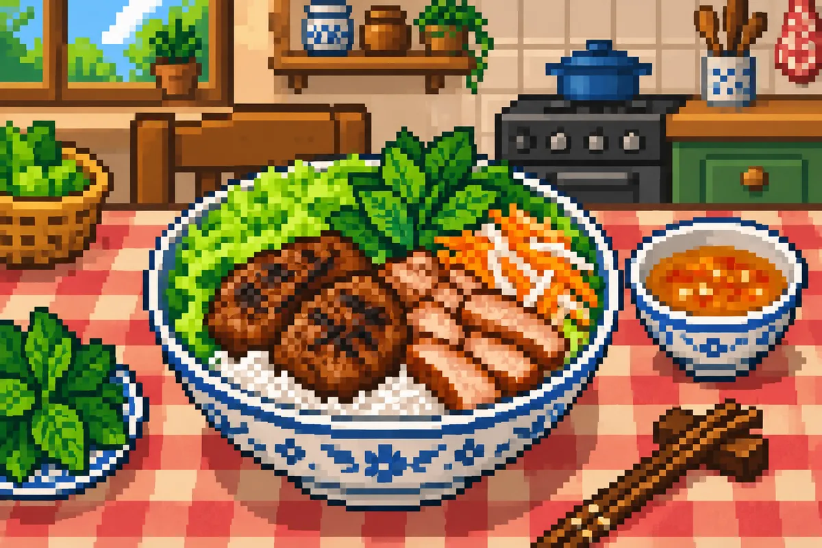 Bún Chả Lettuce Bowl