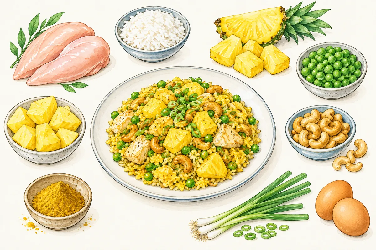 Pineapple Chicken Fried Rice