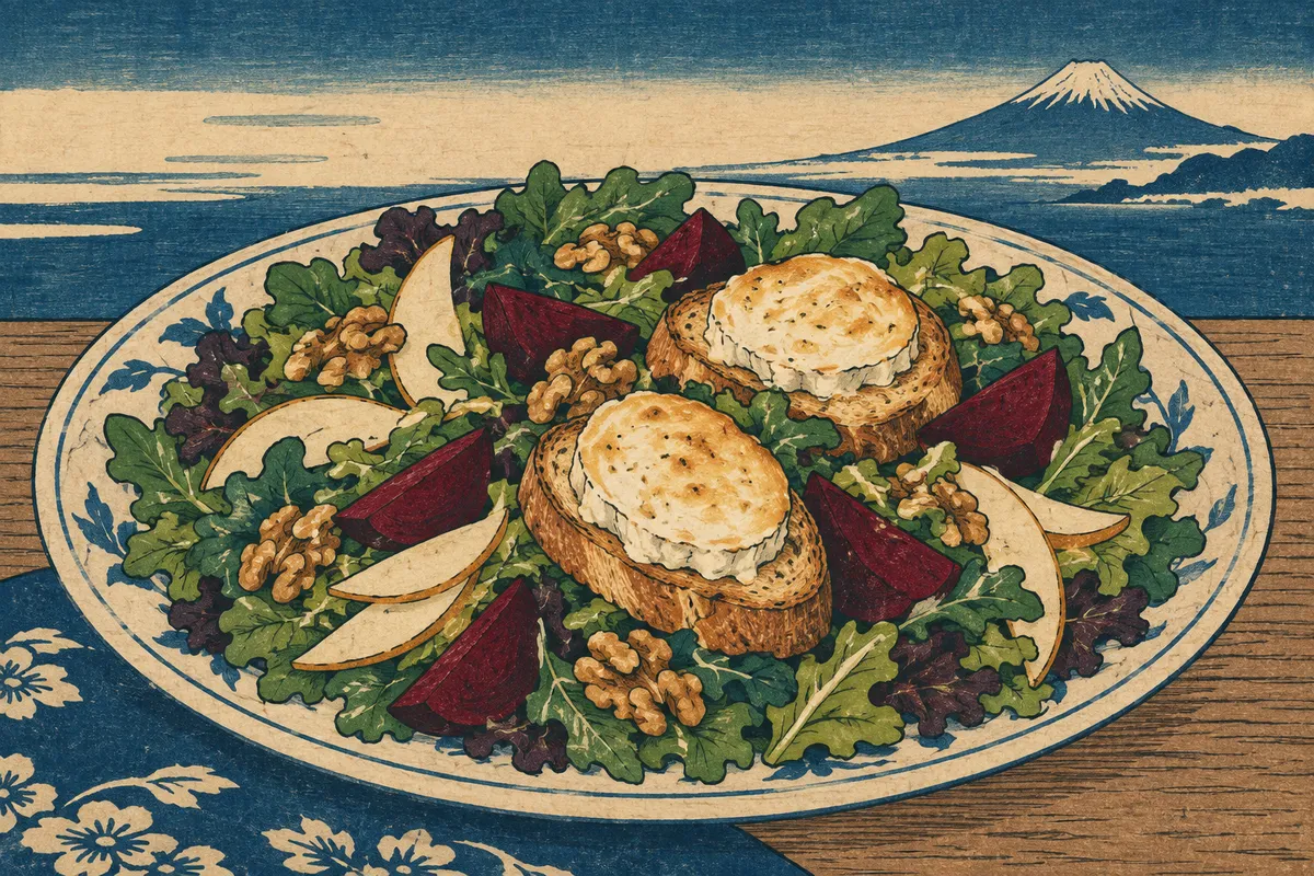 Warm Goat Cheese Salad