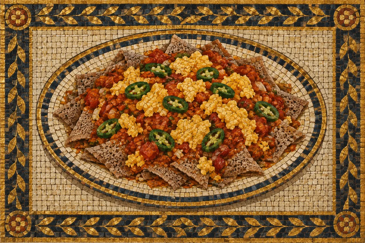 Injera Fitfit with Scrambled Eggs