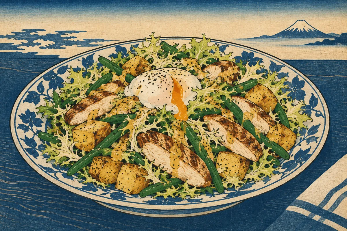 Salade Lyonnaise with Chicken