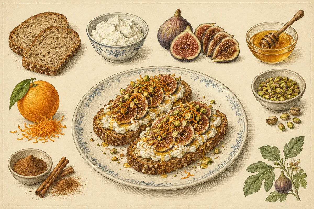 Ricotta and Fig Toast