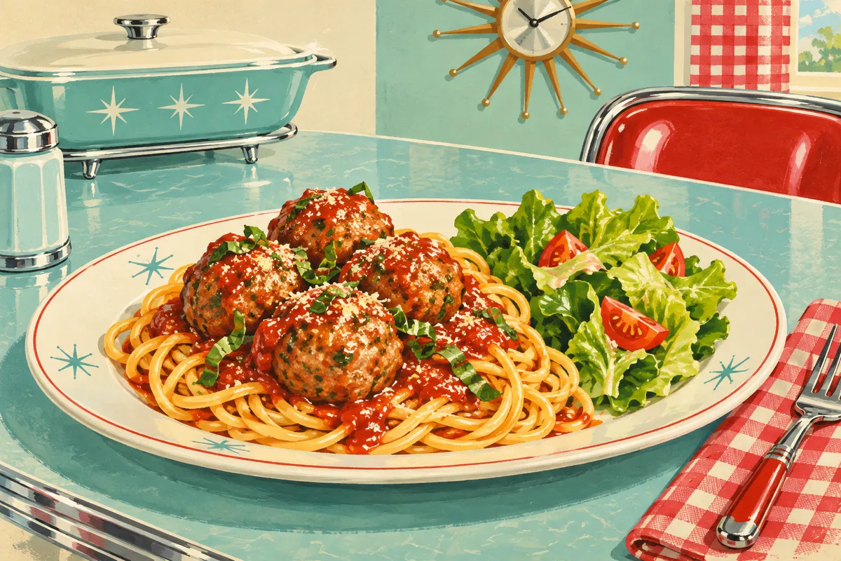 Turkey Meatballs in Marinara with Spaghetti