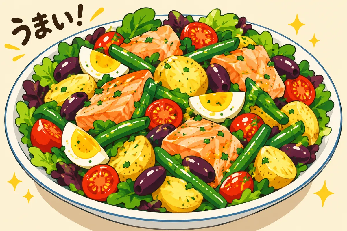 Niçoise-Style Salmon Potato Salad