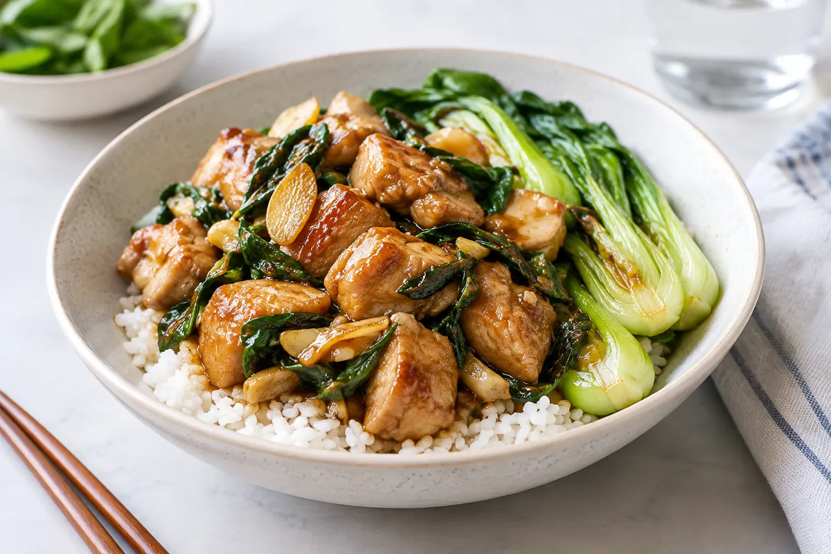 Taiwanese Three-Cup Chicken