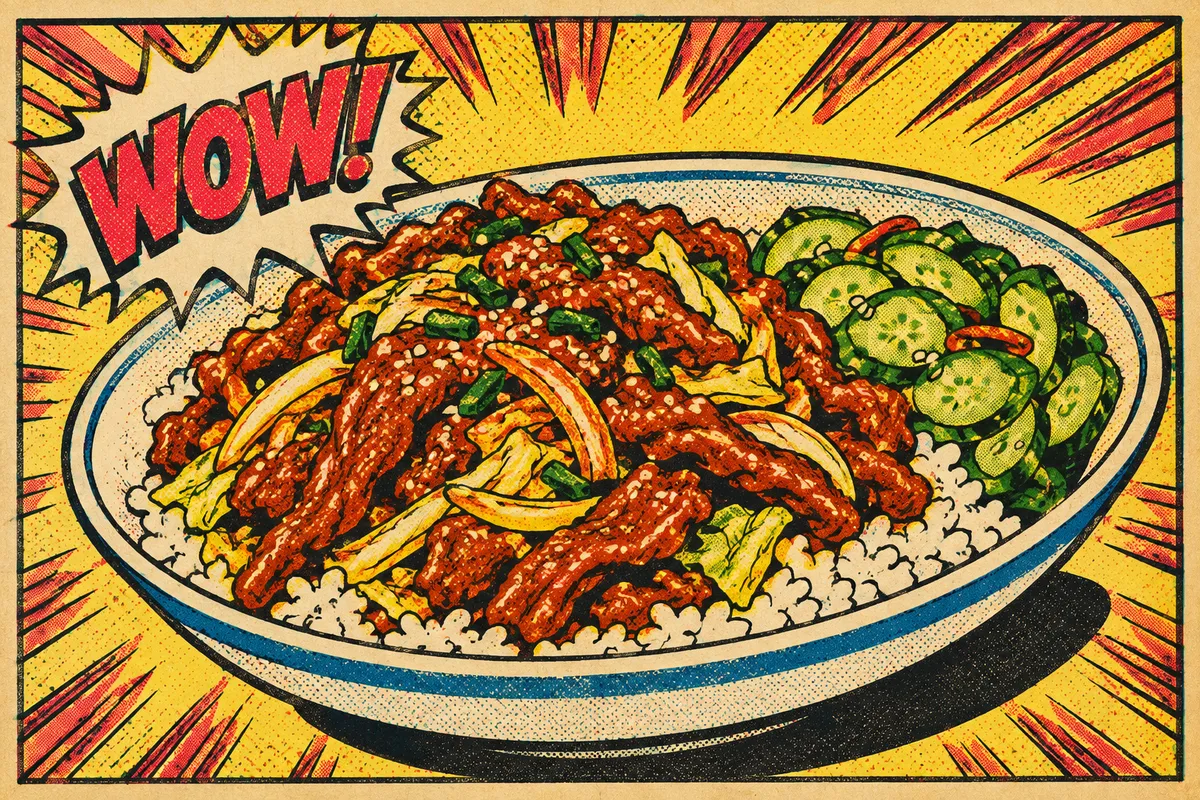 Jeyuk Bokkeum Rice Bowl