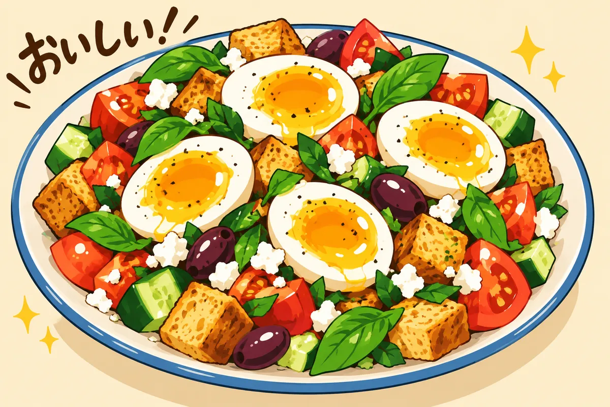 Mediterranean Breakfast Panzanella