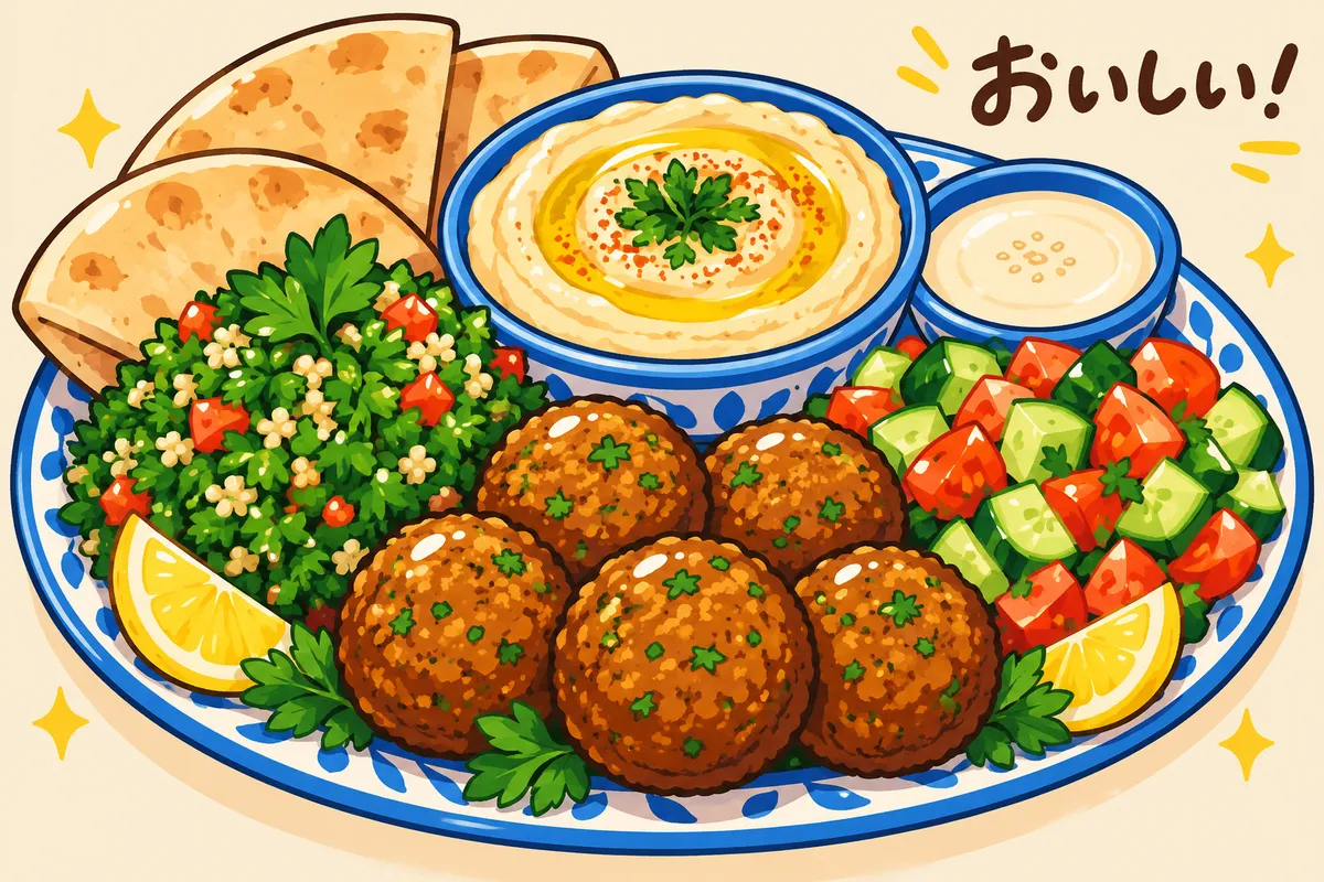 Falafel Mezze Plate