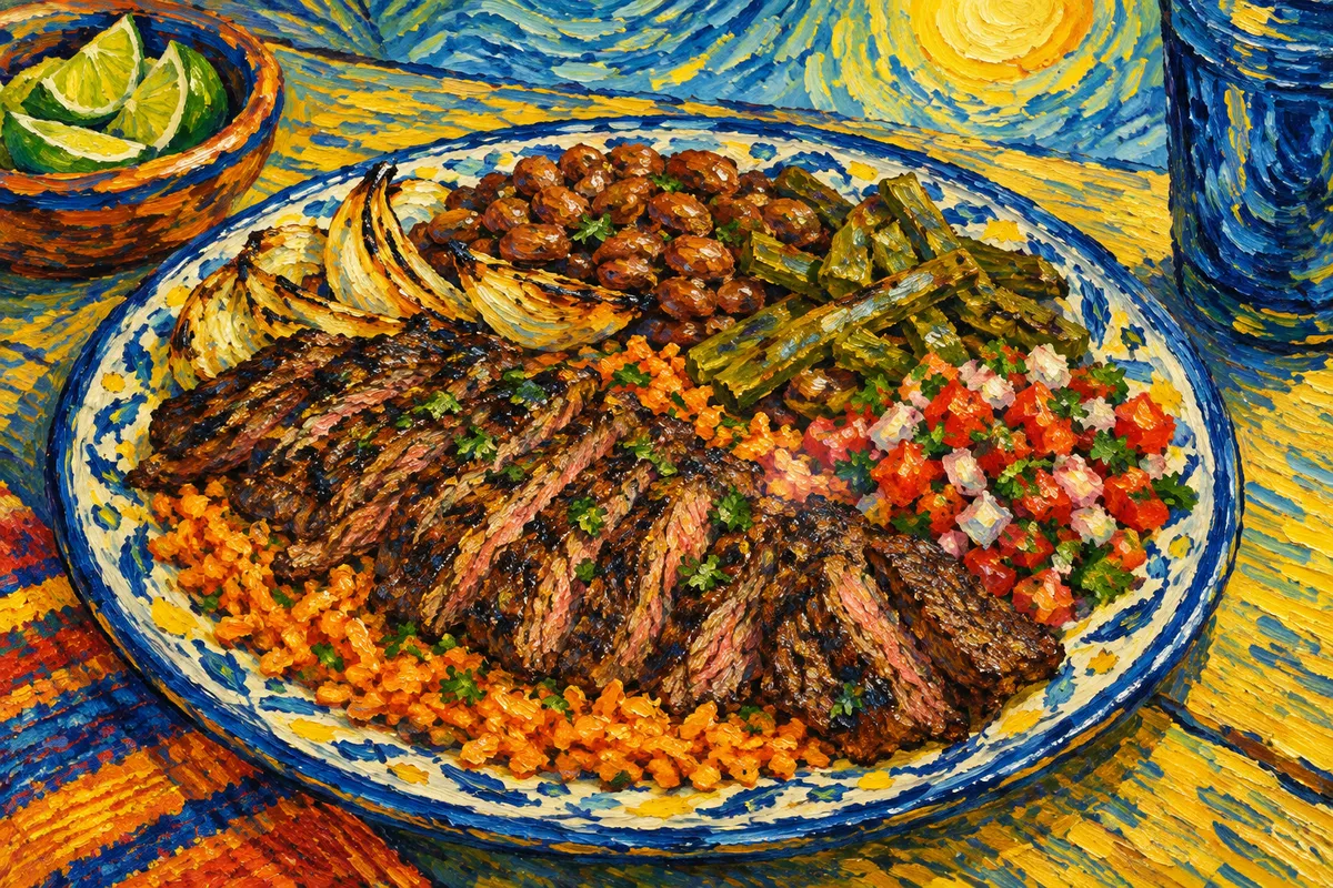 Grilled Carne Asada Plate