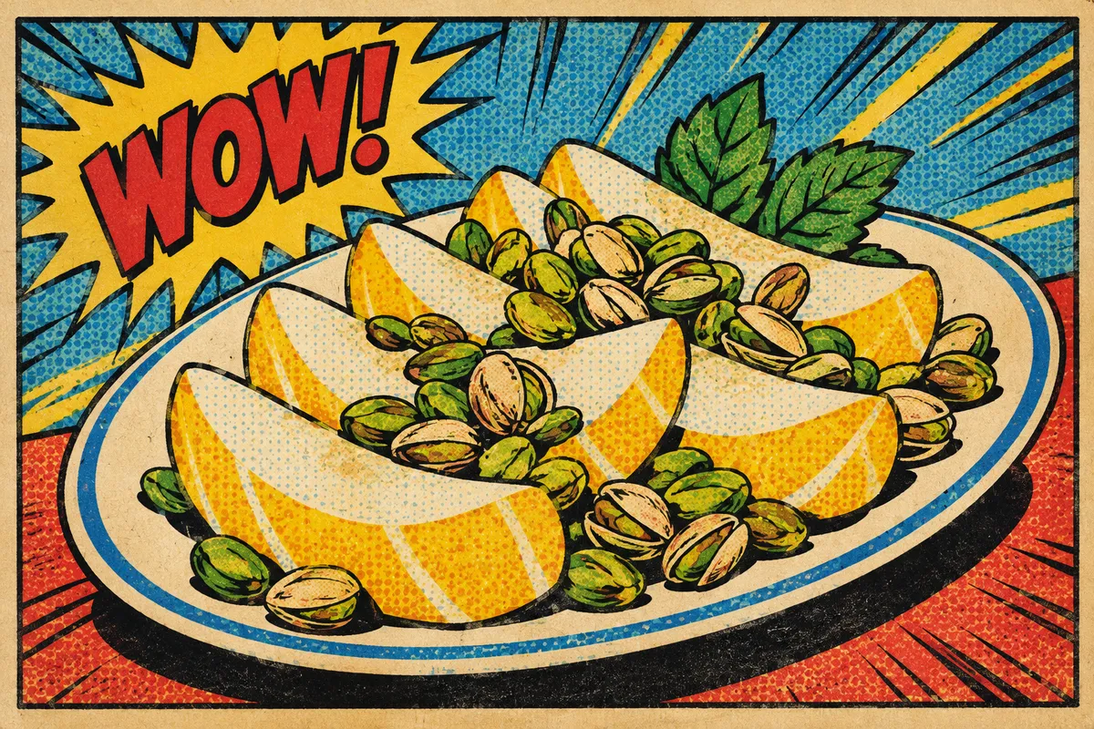 Korean Melon and Pistachios