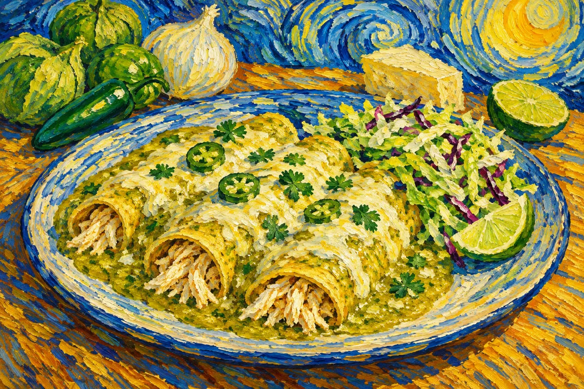 Chicken Enchiladas Suizas