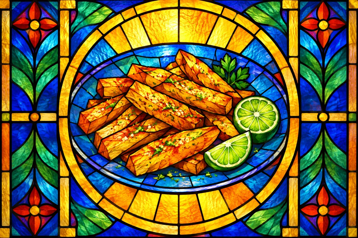 Roasted Cassava Fries with Lime