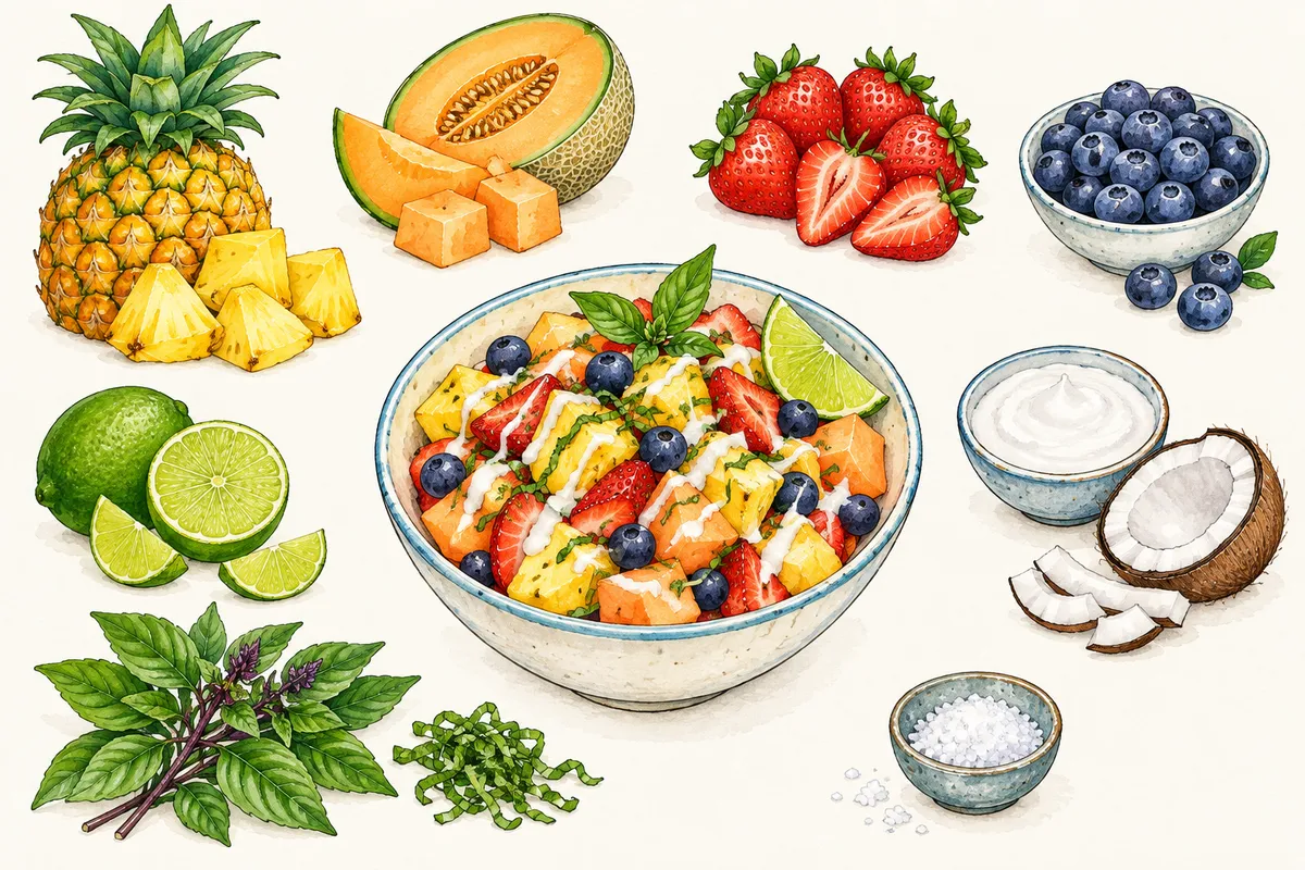 Thai Coconut Lime Fruit Cup