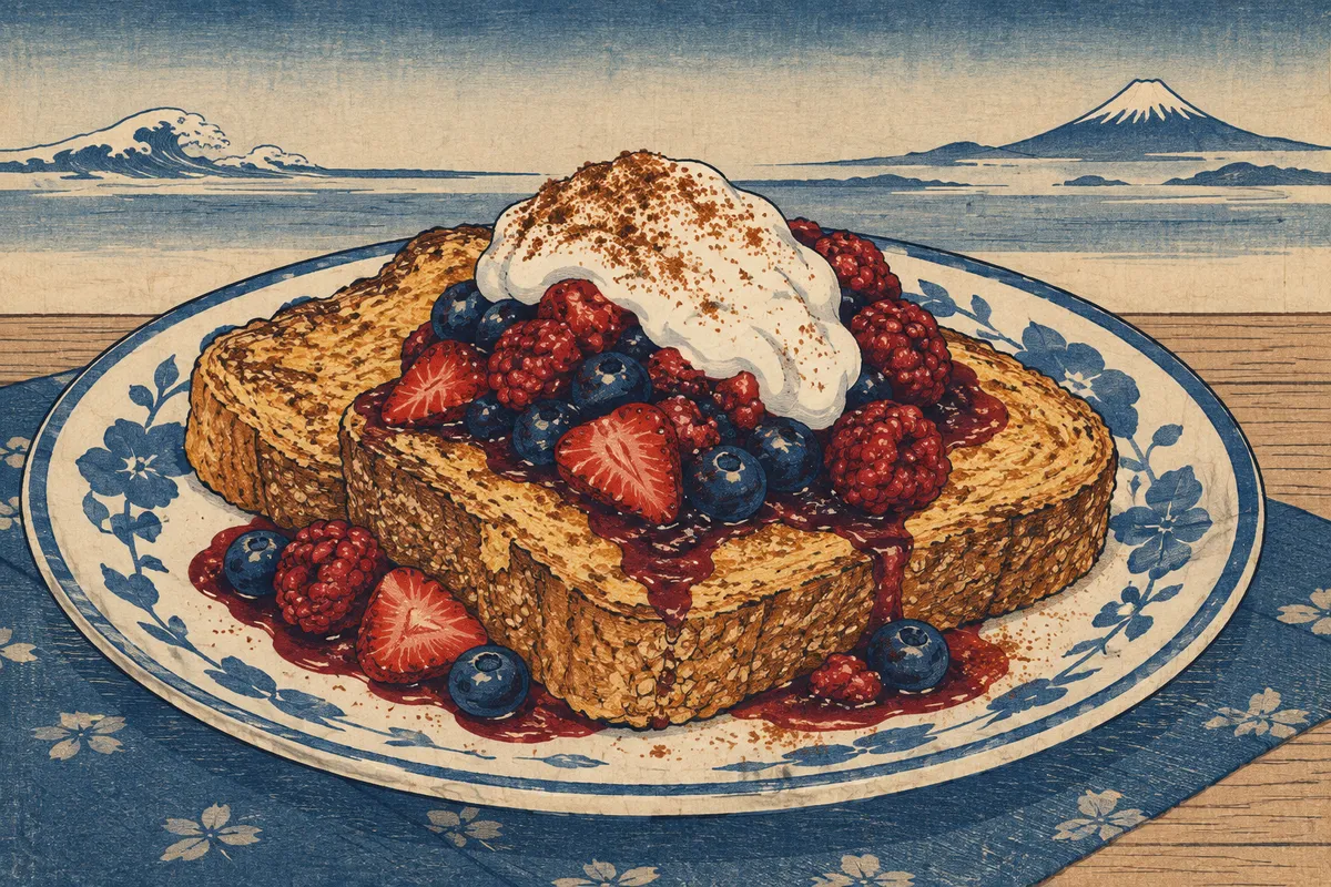 French Toast with Berry Compote