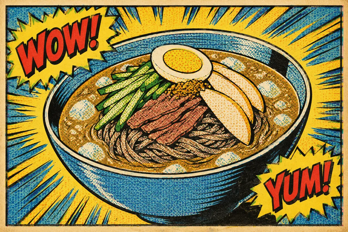 Mul Naengmyeon with Sliced Beef