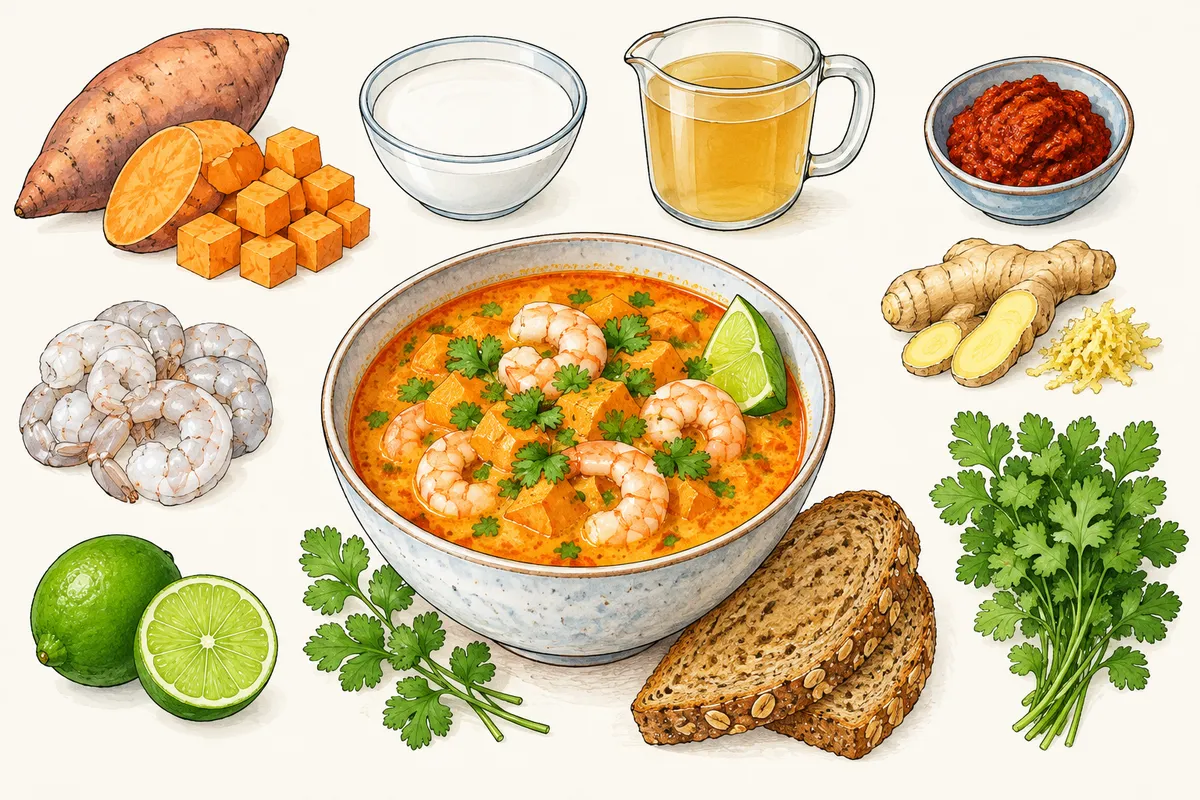 Thai Sweet Potato Coconut Soup