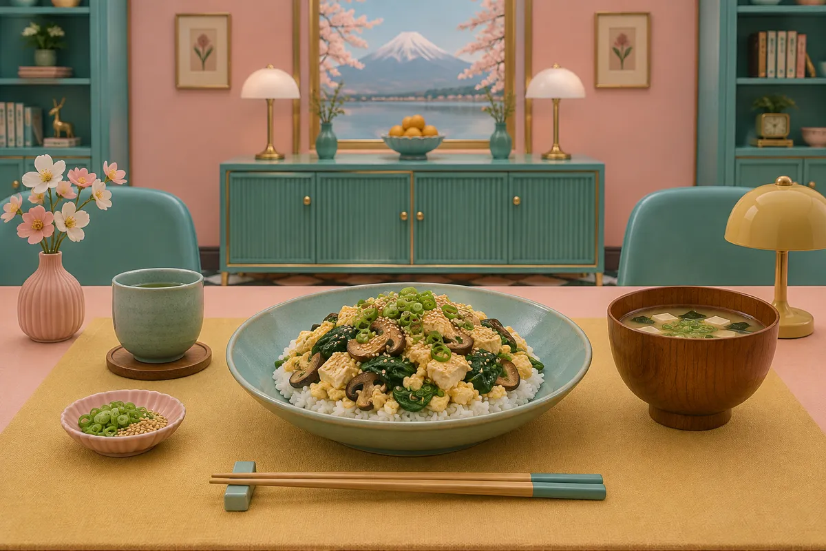 Japanese Breakfast Tofu Scramble