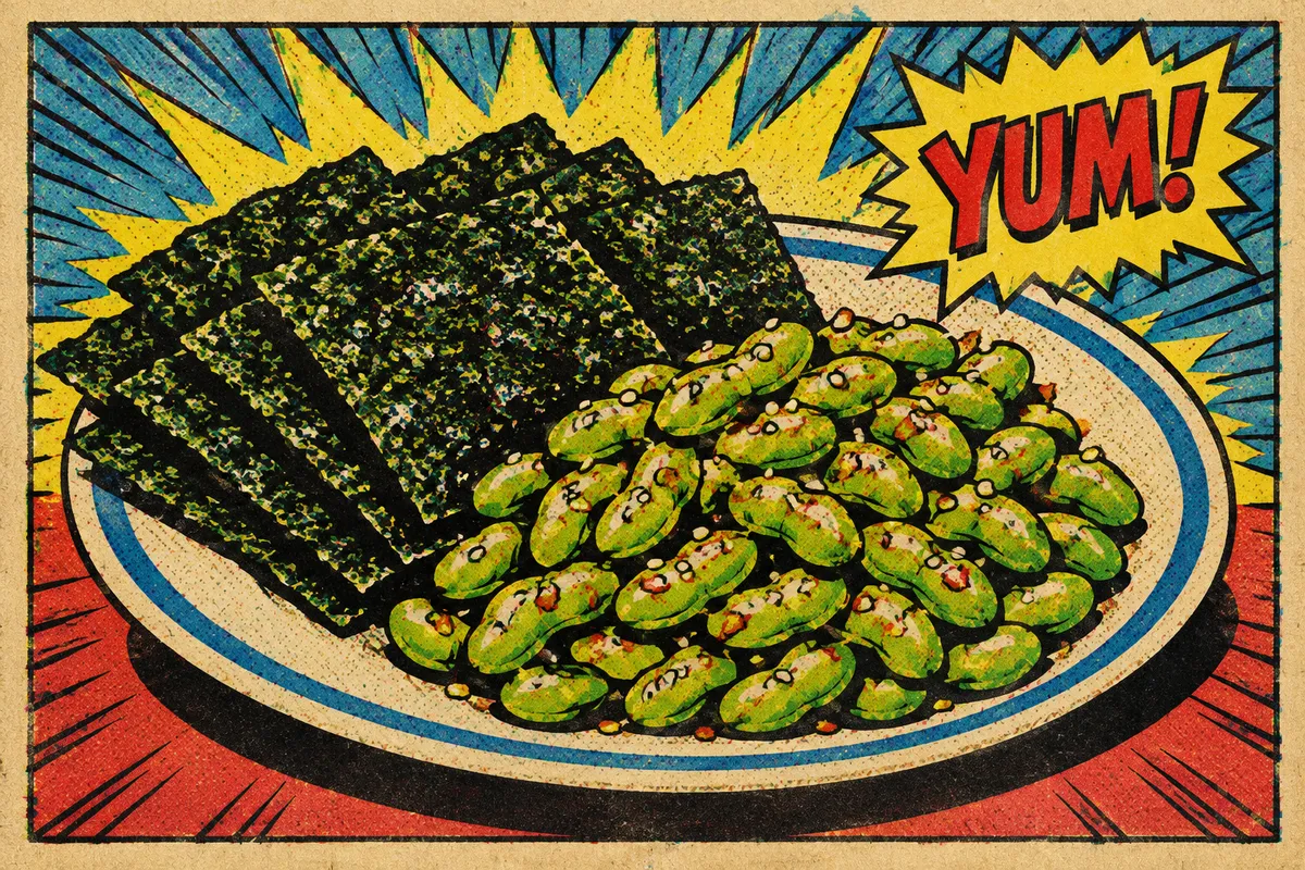 Roasted Seaweed and Edamame