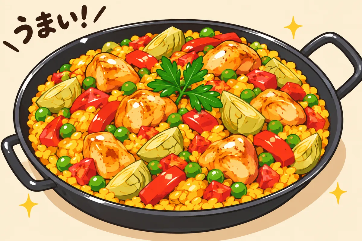 Spanish Chicken and Vegetable Paella