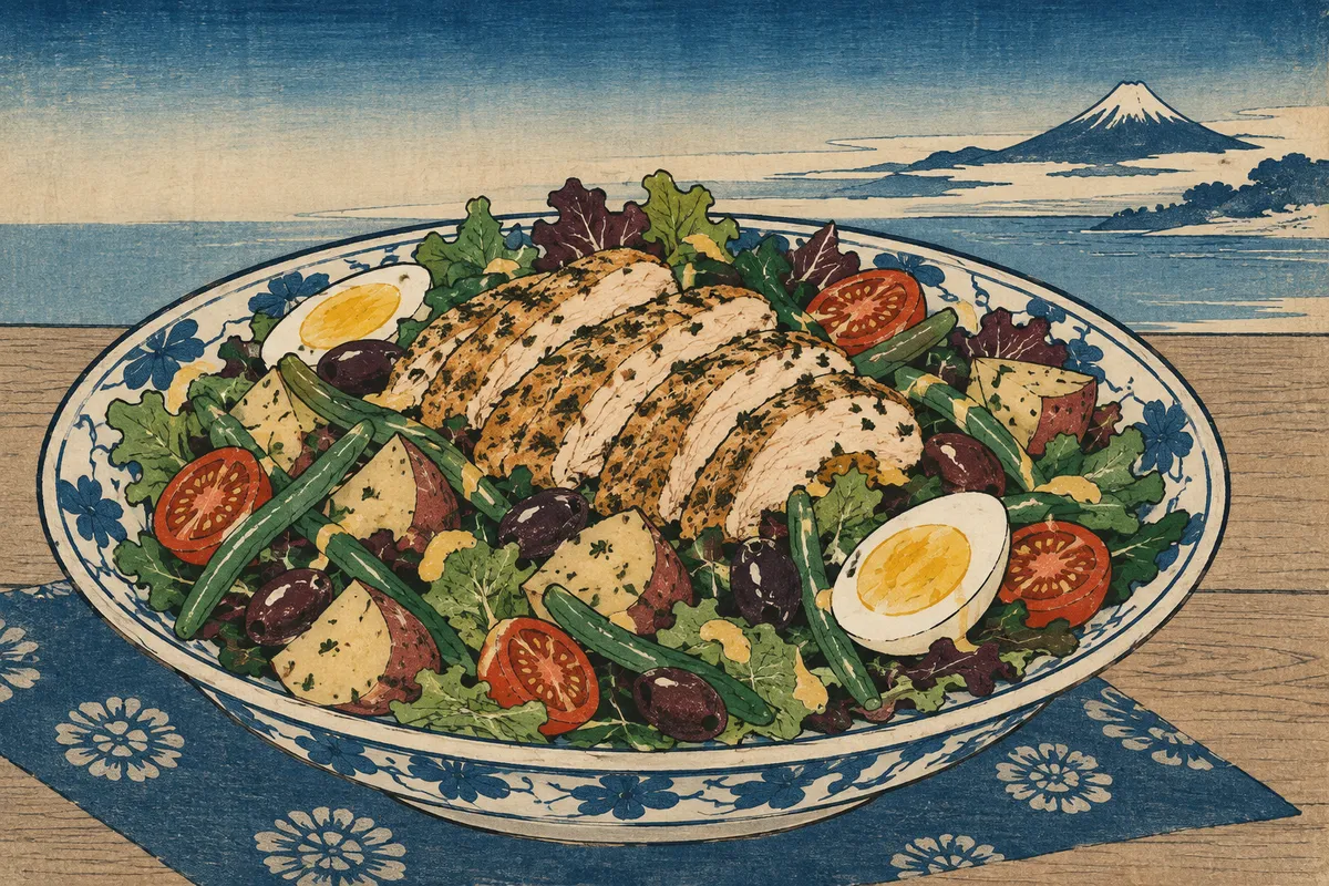 Chicken Niçoise Salad