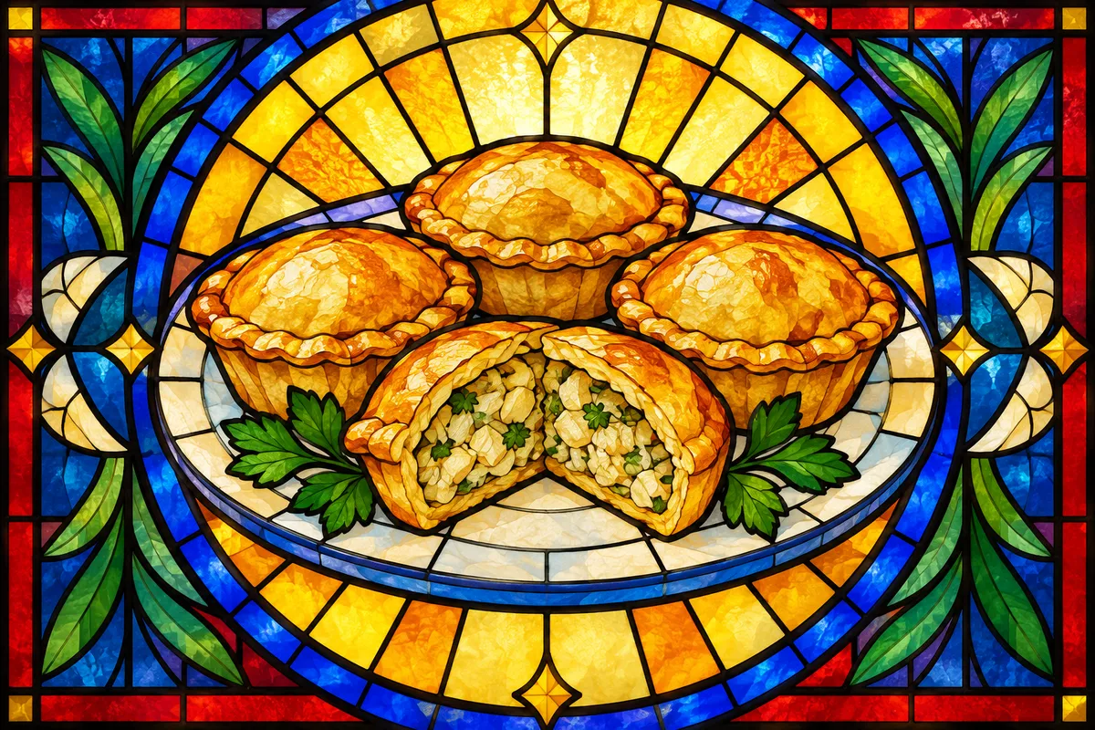 Baked Empada de Palmito