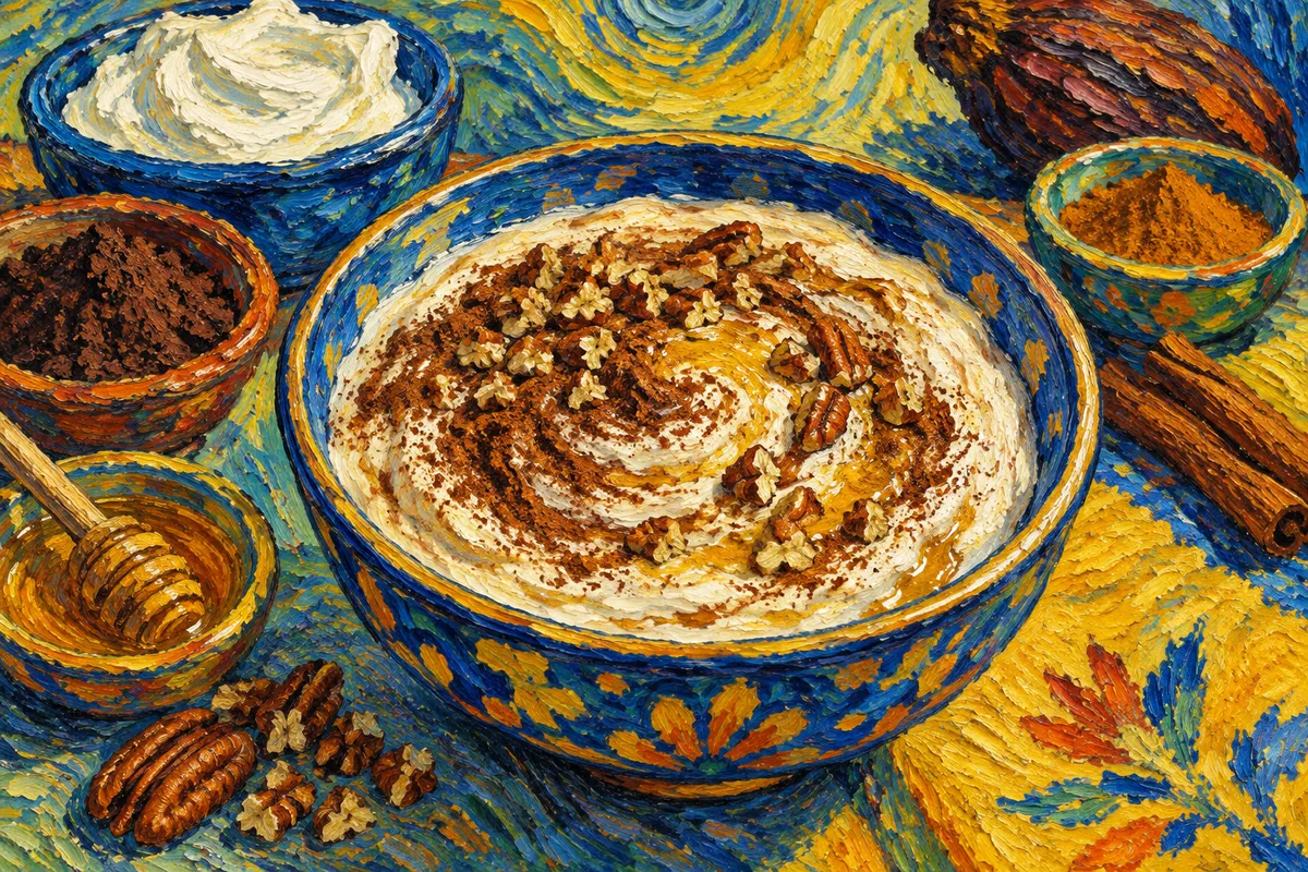 Yogur con Canela y Cacao