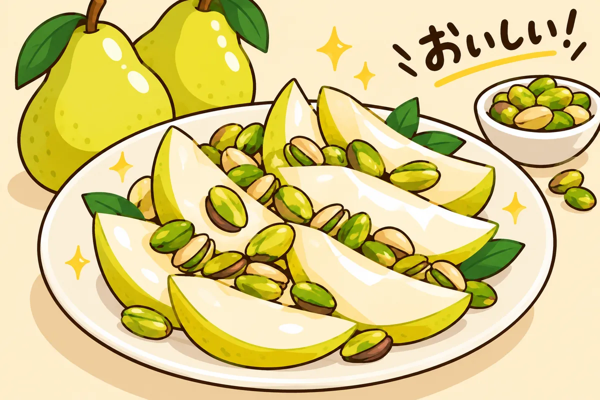 Pear with Pistachios