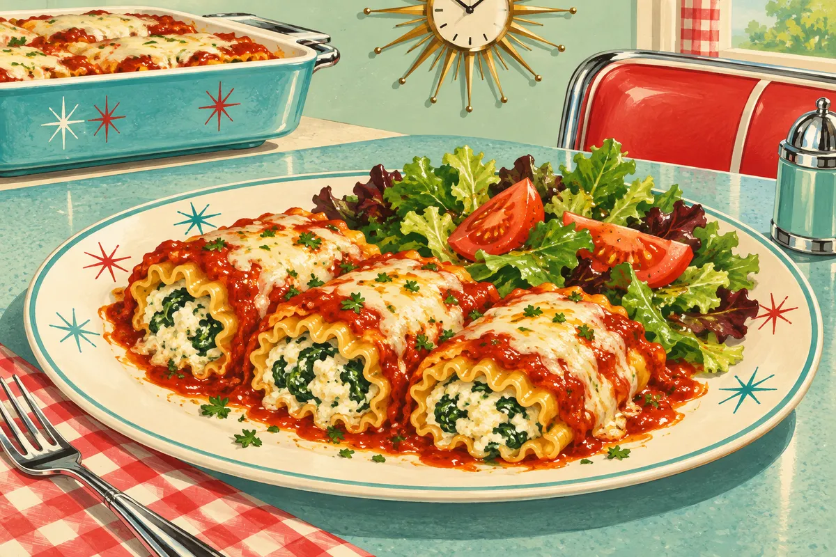 Lasagna Roll-Ups Florentine